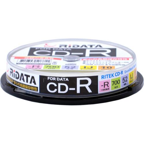 ＲｉＤＡＴＡ　データ用ＣＤ−Ｒ　７００ＭＢ　ホワイトワイドプリンタブル　スピンドルケース　ＣＤ−Ｒ７...