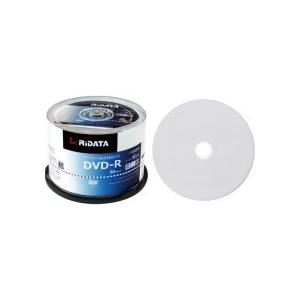 ＲｉＤＡＴＡ　録画用ＤＶＤ−Ｒ　１２０分　ホワイトワイドプリンタブル　スピンドルケース　Ｄ−ＲＣＰ１６Ｘ.ＰＷ５０ＲＤ　Ｄ　１パック（５０枚）｜tanomail