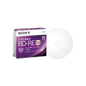 ソニー　録画用ＢＤ−ＲＥ　ＤＬ　２６０分　１−２倍速　ホワイトワイドプリンタブル　５ｍｍスリムケース　１０ＢＮＥ２ＶＪＰＳ２　１パック（１０枚）｜tanomail