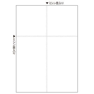 TANOSEE　マルチプリンタ帳票（スーパーエコノミー）　Ａ４　白紙　ＥＩＡＪ対応　１冊（１００枚）｜tanomail