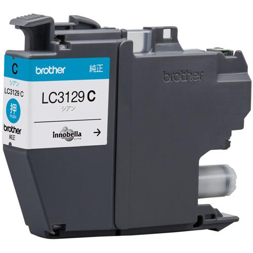 ブラザー　インクカートリッジ　シアン　ＬＣ３１２９Ｃ　１個