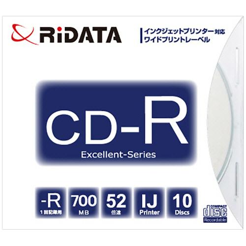 データ用ＣＤ−Ｒ　７００ＭＢ　１−５２倍速ワイドプリンタブル　５ｍｍスリムケース　ＣＤ−Ｒ７００ＥＸ...
