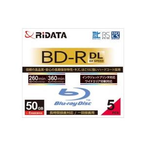 ＲｉＤＡＴＡ　録画用ＢＤ−Ｒ　ＤＬ　２６０分　ホワイトワイドプリンタブル　５ｍｍスリムケース　ＢＤ−Ｒ２６０ＰＷ　５Ｐ　ＳＣ　Ａ　１パック（５枚）｜tanomail