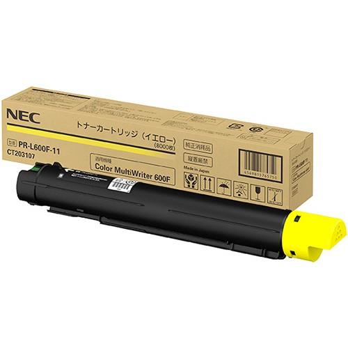 ＮＥＣ　トナーカートリッジ　イエロー　ＰＲ−Ｌ６００Ｆ−１１　１個