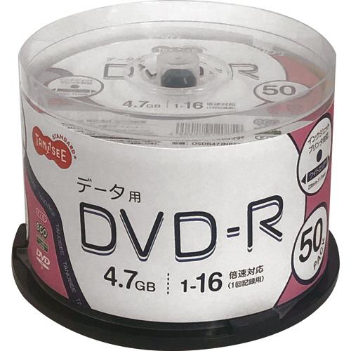 ＴＡＮＯＳＥＥ　データ用ＤＶＤ−Ｒ　４．７ＧＢ　１−１６倍速　ホワイトワイドプリンタブル　スピンドル...
