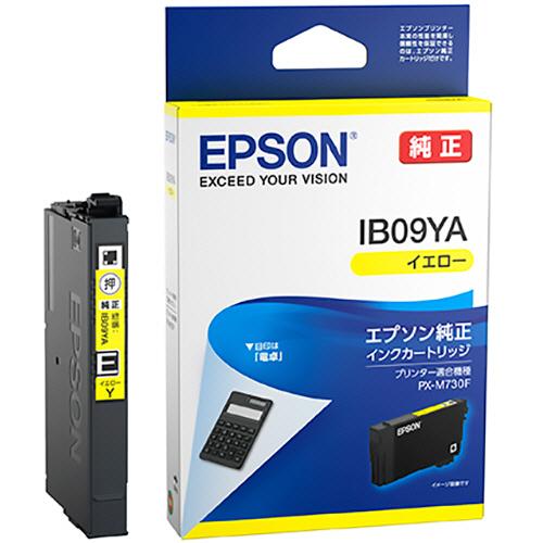 エプソン　インクカートリッジ　電卓　イエロー　ＩＢ０９ＹＡ　１個