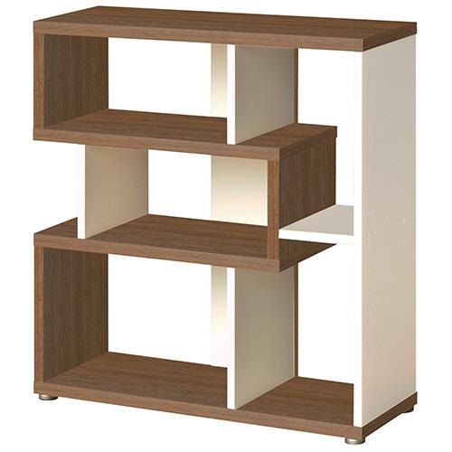 シェルフィット　Ｌｉｅｒｒｅ　木製収納　幅８００×奥行３０１×高さ８４７ｍｍ　ウォールナットブラウン...