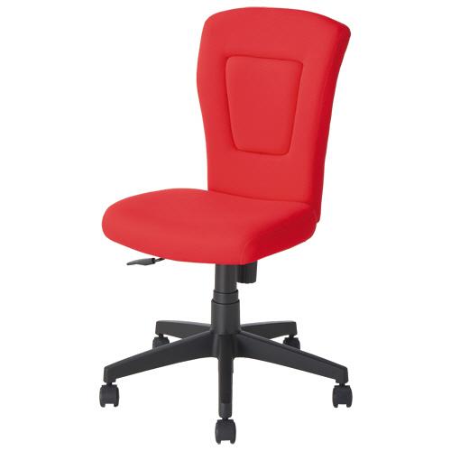 サポートクッションチェア　肘なし　レッド　ＲＺＣ−６０６Ｒ　１脚