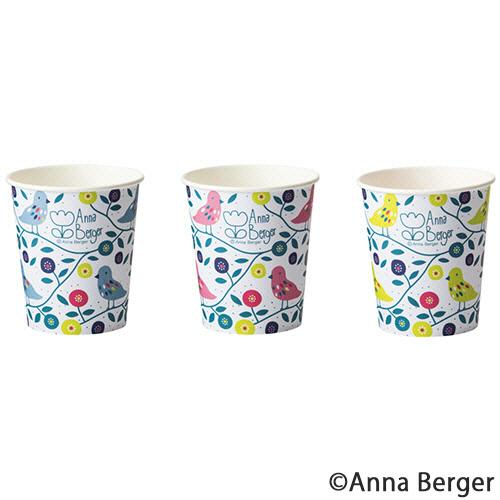ＴＡＮＯＳＥＥ　紙コップ　Ｌｉｔｔｌｅ　Ｂｉｒｄ（リトルバード）　２０５ｍＬ（７オンス）　１セット（...