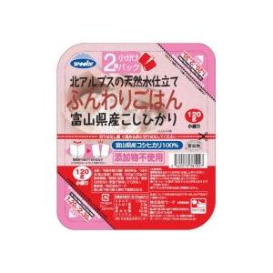 ウーケ ふんわりごはん 富山コシヒカリ 2食小分けパック (...