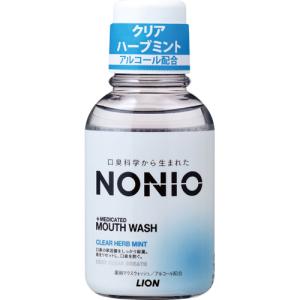 ライオン　ＮＯＮＩＯ　マウスウォッシュ　クリアハーブミント　８０ｍｌ　１本｜tanomail