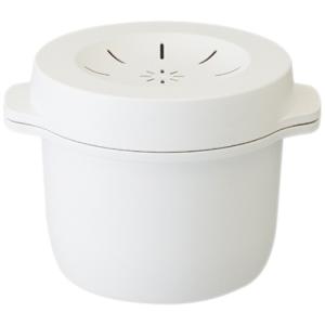 スケーター 電子レンジスチームご飯メーカー ホワイト MWMR1 1個