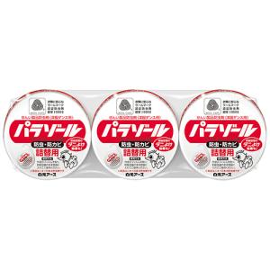 白元アース　洋服ダンス用パラゾール　詰替用　１０８ｇ　１パック（３個）