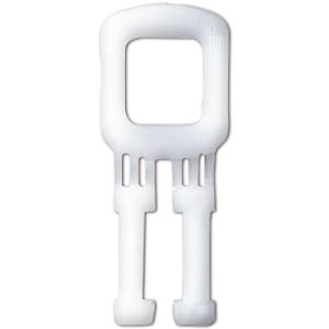 TANOSEE　ＰＰバンドストッパー　１５ｍｍ　白　１パック（２００個）