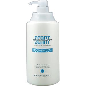 熊野油脂 スクリット リンスインシャンプー 専用空ボトル 1L 1本