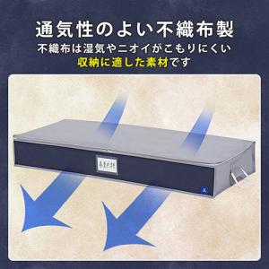 アストロ 活性炭 ベッド下収納ケース グレー×...の詳細画像4