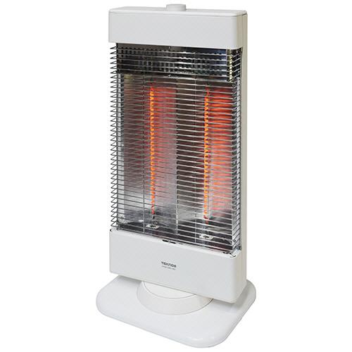 千住　ＴＥＫＮＯＳ　カーボンヒーター　９００／４５０Ｗ　管２灯切替式　ホワイト　ＣＨＭ−３３０１（Ｗ...