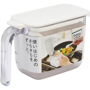 マーナ 調味料ポット ホワイト K736W 1個の詳細画像1