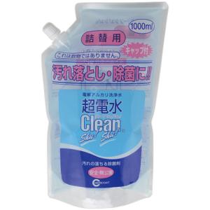 ケミコート　超電水クリーンシュ！シュ！　詰替用　１０００ｍｌ　１個｜ぱーそなるたのめーる