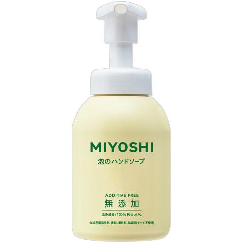 ミヨシ石鹸　無添加せっけん　泡のハンドソープ　本体　３５０ｍＬ　１本