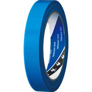 寺岡製作所 貼ってはがせるP−カットテープ 細幅 No．4142 18mm×25m 青 4142−18アオ 1巻