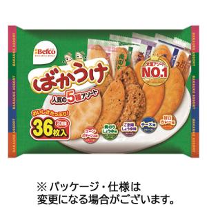 栗山米菓　ばかうけ　アソート　ファミリーサイズ　１パック（３６枚）｜tanomail