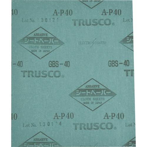 ＴＲＵＳＣＯ　シートペーパー＃８０　ＧＢＳ−８０−５Ｐ　１パック（５枚）（直送）