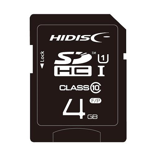 ハイディスク　ＳＤＨＣカード　４ＧＢ　ｃｌａｓｓ１０　ＵＨＳ-Ｉ対応　ＨＤＳＤＨ４ＧＣＬ１０ＵＩＪＰ...