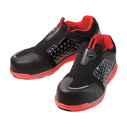 丸五　マンダムセーフティシューズ　レッド×ブラック　２４．５ｃｍ　ＭＮＤＭ７６７−Ｒ／ＢＫ−２４５　...