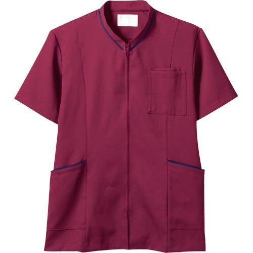 住商モンブラン　半袖スクラブ　Ｌサイズ　ワイン／ネイビー　７２−１２２６−Ｌ　１着（直送）