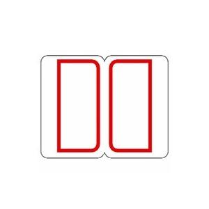 ライオン事務器　インデックスラベル　２７×３４ｍｍ　赤　ＲＬ１　１パック（１８０片：９片×２０シート）｜tanomail