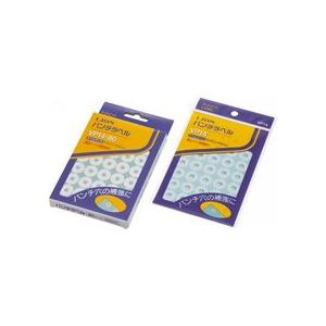 パンチラベル　外径１４．５ｍｍ　白　ＶＰ１４−８０　１パック（２８００片：３５片×８０シート）