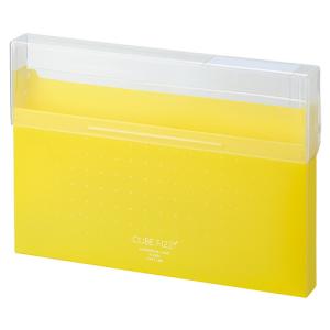 リヒトラブ CUBE FIZZ コングレスケース A4 イエロー A−6024−5