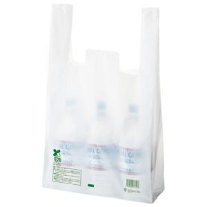 TANOSEE　バイオマス配合レジ袋（乳白）　４５号　１パック（１００枚）