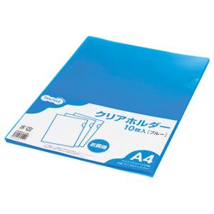 大塚商会 TANOSEE クリアホルダー A4 クリア 厚さ0．2mm 1