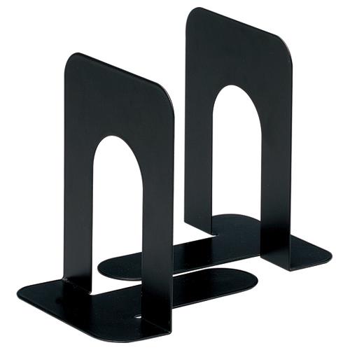 TANOSEE　ブックエンド　Ｔ型　中　ブラック　１組（２枚）