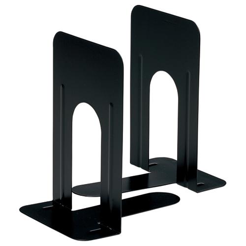 TANOSEE　ブックエンド　Ｔ型　特大　ブラック　１組（２枚）