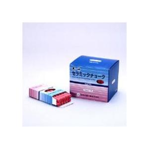 日本白墨工業　天神印セラミックチョーク（炭酸カルシウム製）　赤　ＣＣＨ−２　１箱（８０本）（お取寄せ...