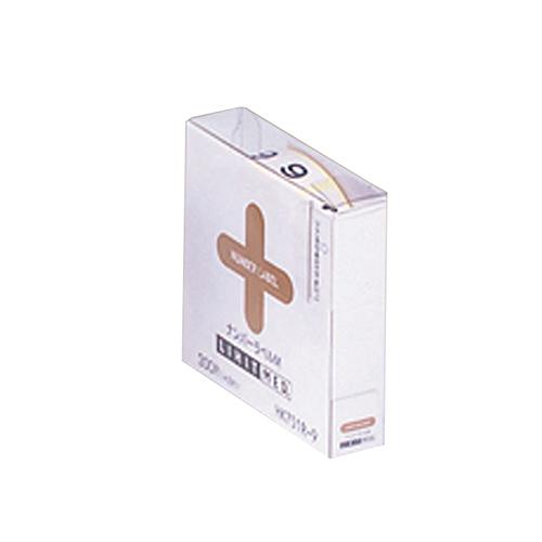 ナンバーラベルＭ　ロールタイプ　「９」　ＨＫ７５１Ｒ−９　１箱（３００片）（お取寄せ品)