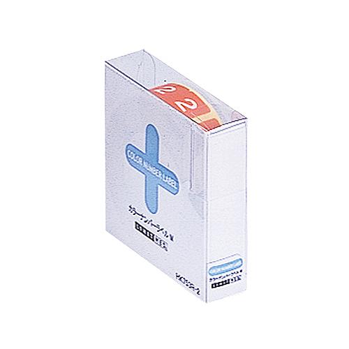 カラーナンバーラベルＭ　ロールタイプ　「２」　ＨＫ７５３Ｒ−２　１箱（３００片）