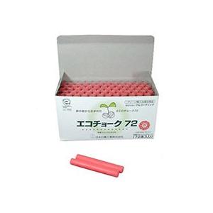 日本白墨工業　エコチョーク７２　赤　ＥＣＯ−２　１箱（７２本）｜tanomail