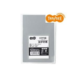 TANOSEE　ＯＰＰ袋　フラット　はがき用　１０５×１５５ｍｍ　１パック（１００枚）