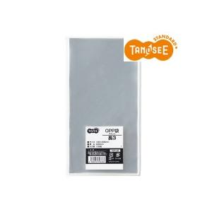 TANOSEE　ＯＰＰ袋　フラット　長３　１２０×２３５ｍｍ　１パック（１００枚）