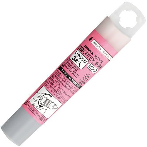 蛍光オプテックス１・２用カートリッジ　ピンク　ＲＷＫ８−Ｐ　１ケース（３本）