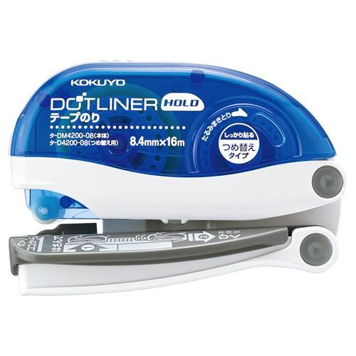 コクヨ　テープのり　ドットライナーホールド　しっかり貼るタイプ　本体　８.４ｍｍ×１６ｍ　タ−ＤＭ４...
