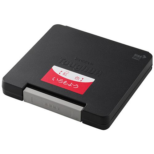 シヤチハタ　スタンプ台　タフダ　いろもようインキ　紅色（べにいろ）　ＨＴＤ−Ｂ−Ｒ　１個（お取寄せ品...