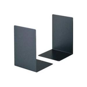 ライオン事務器　ブックエンド　小　ブラック　Ｌ−６０Ｎ　１組（２枚）
