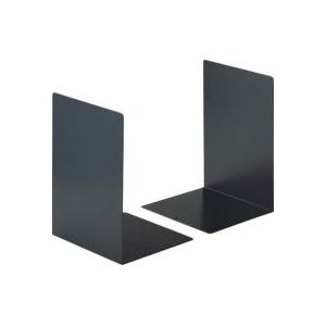 ライオン事務器　ブックエンド　大　ブラック　Ｌ−８０Ｎ　１組（２枚）