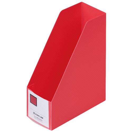 キングジム　ミニＧボックスＰＰ　タテ型　赤　ＭＮ４６５３−Ｒ　１冊