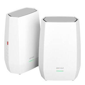BUFFALO　Wi-Fiルーター WNR-5400XE6 2台セット BUFFALO WNR-5400XE6P/2S 無線ルーター EasyMeshペアリング済み2台